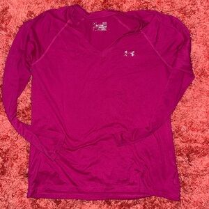Women's Pink Long Sleeve Top
